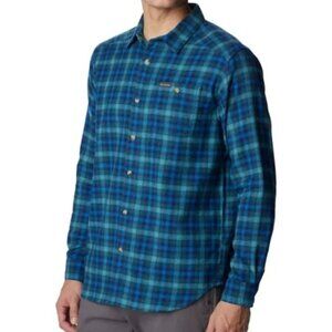 NWT Mens Columbia Cornell Woods Long Sleeve Flannel Shirt XXL